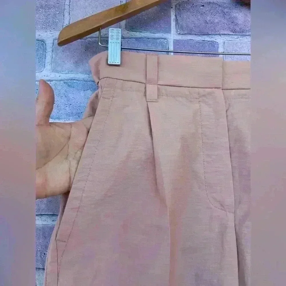 BRUNELLO CUCINELLI High-rise cotton cropped pants size 2 - Picture 3 of 16